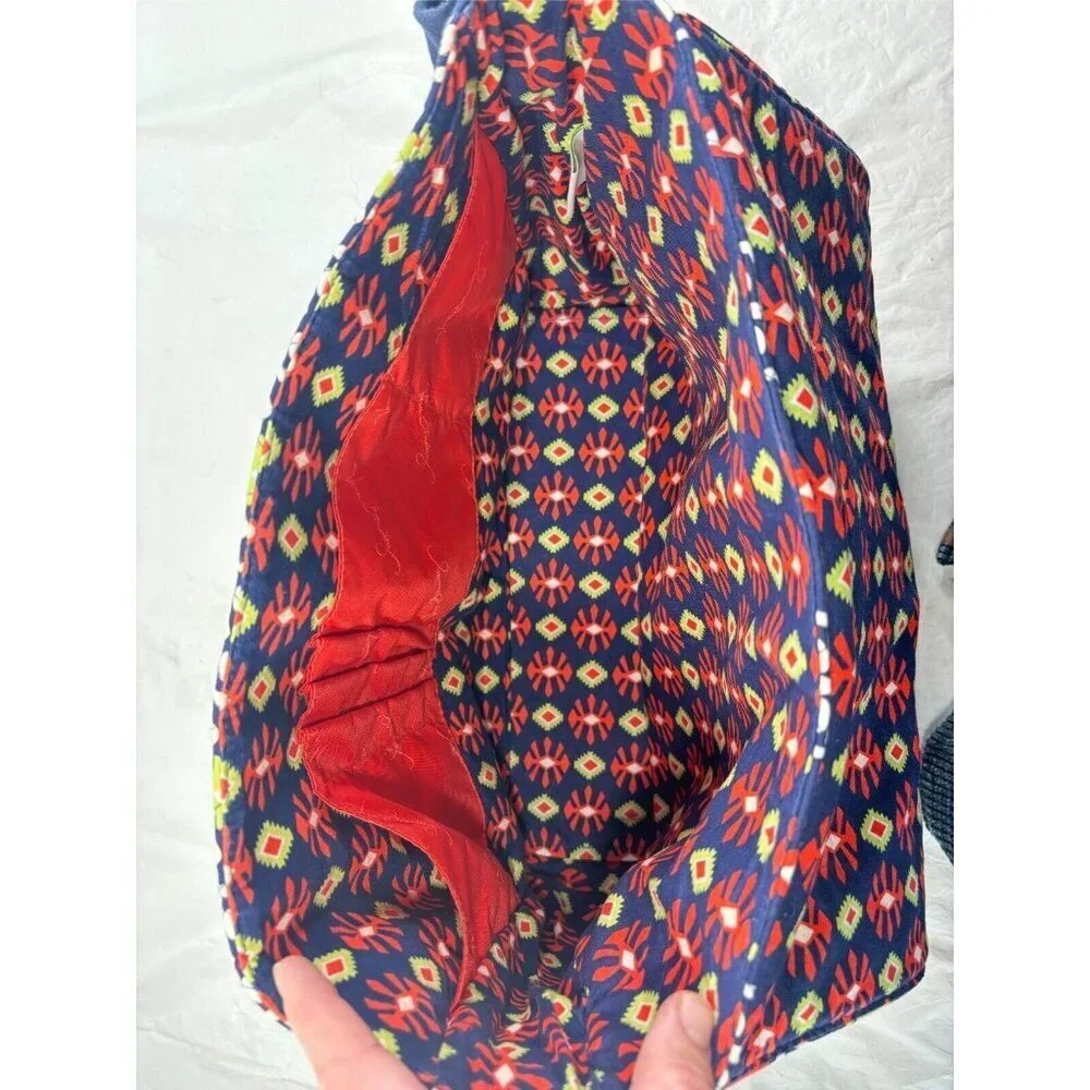Vera Bradley Quilted Cotton Sun Valley Messenger